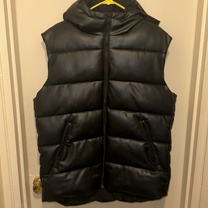 Leather vest